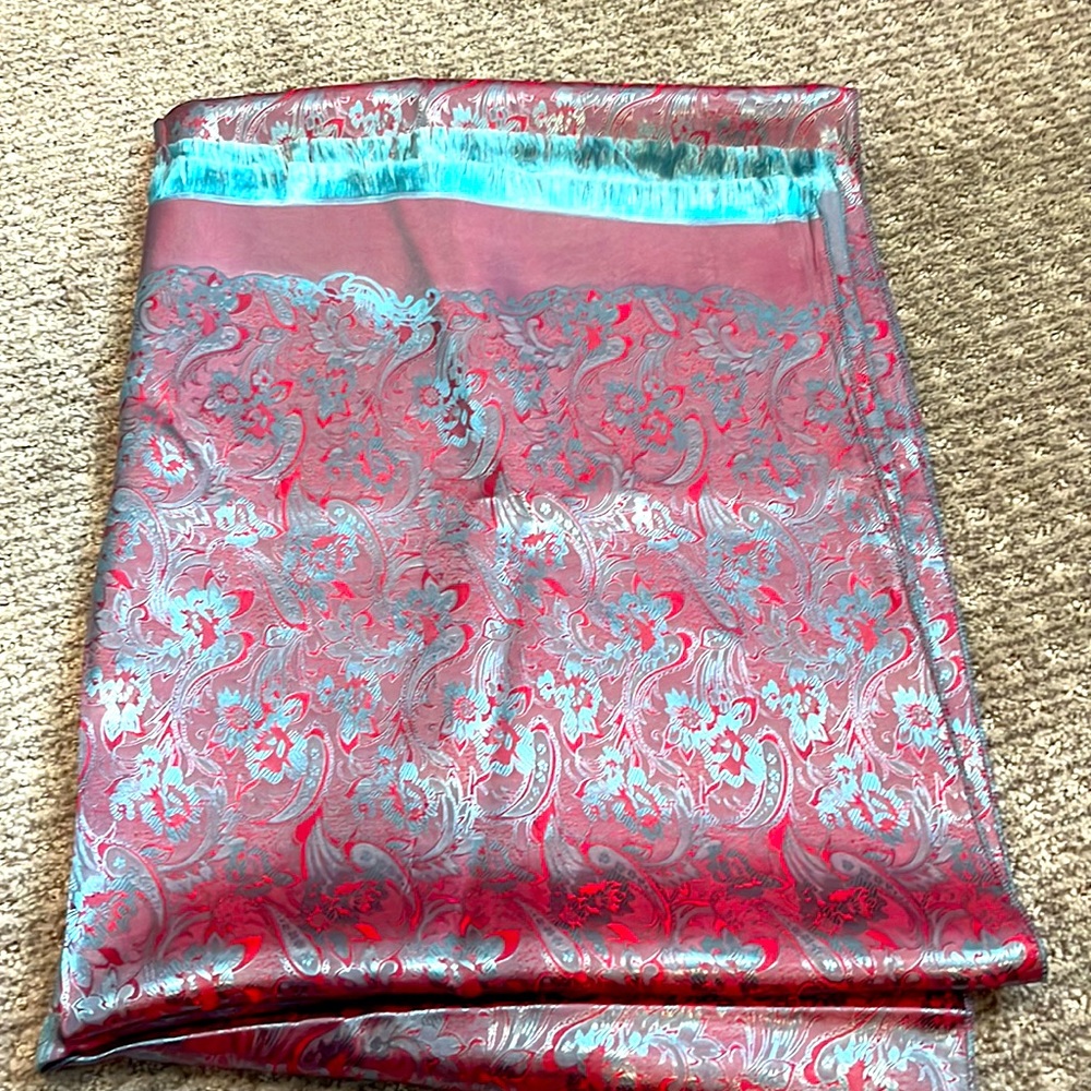 100% silk shawl from Thailand- BRAND NEW